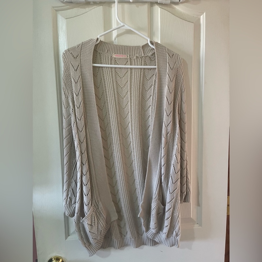 Beige cardigan